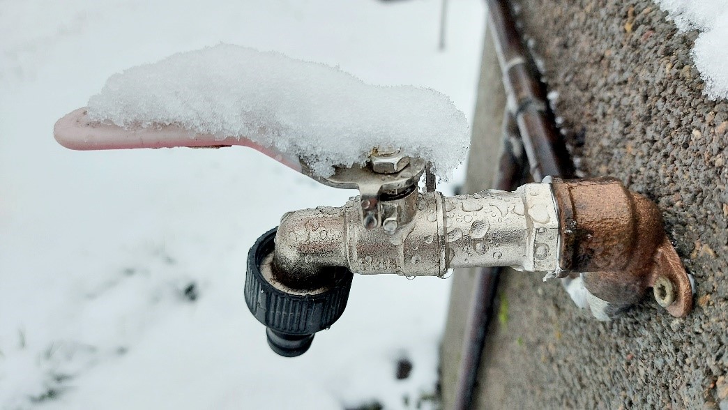 Pipes in a cold weather